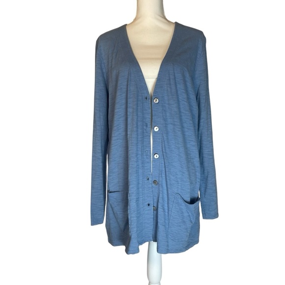 J Jill Blue Women's Cardigan size XL *L0209‎ - Picture 1 of 8